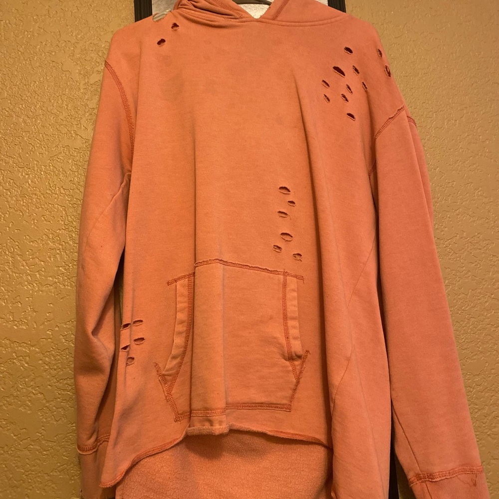 Mens Pink Hoodie (L)